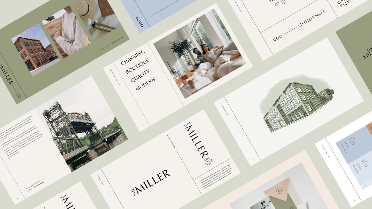 Miller brand guide layout